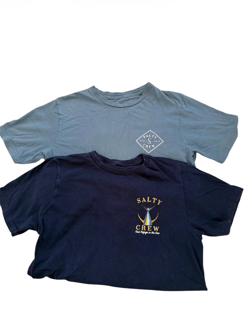 Bundle of 2 Salty Crew Youth Graphic T-Shirts - Kid’s Boy Medium